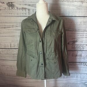 Women green jacket size XS